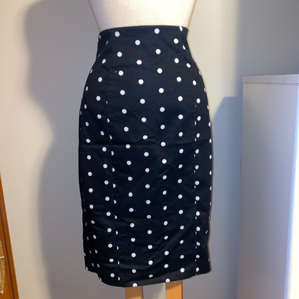 Polka Dot pencil skirt